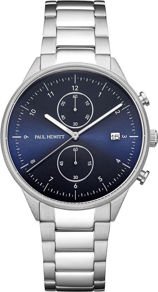 Paul Hewitt Chrono  Blue Dial 42 mm Quartz Watch For Men - 1