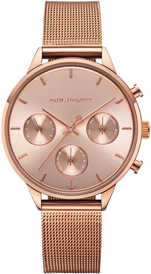 Paul Hewitt Everpulse  Rose Gold Dial 38 mm Quartz Watch For Women - 1