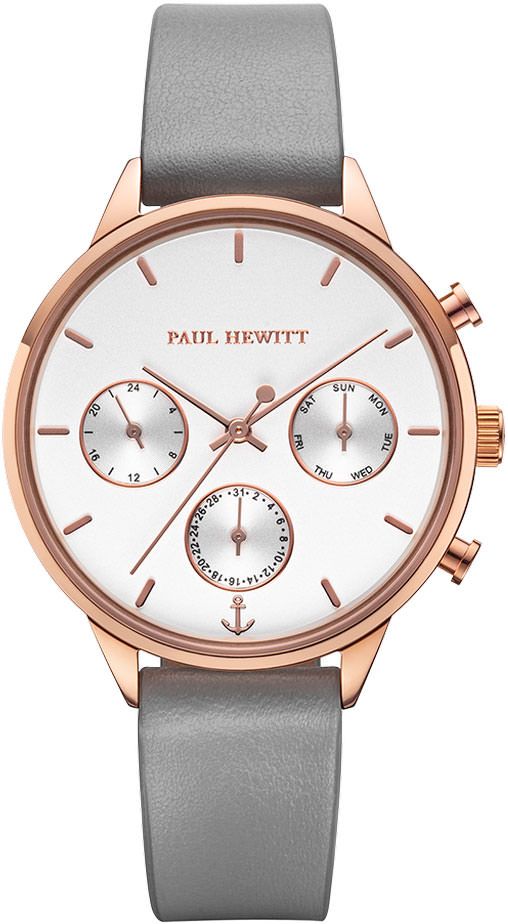 Paul Hewitt Everpulse  White Dial 38 mm Quartz Watch For Women - 1