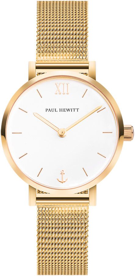 Paul Hewitt Modest  White Dial 28 mm Quartz Watch For Women - 1