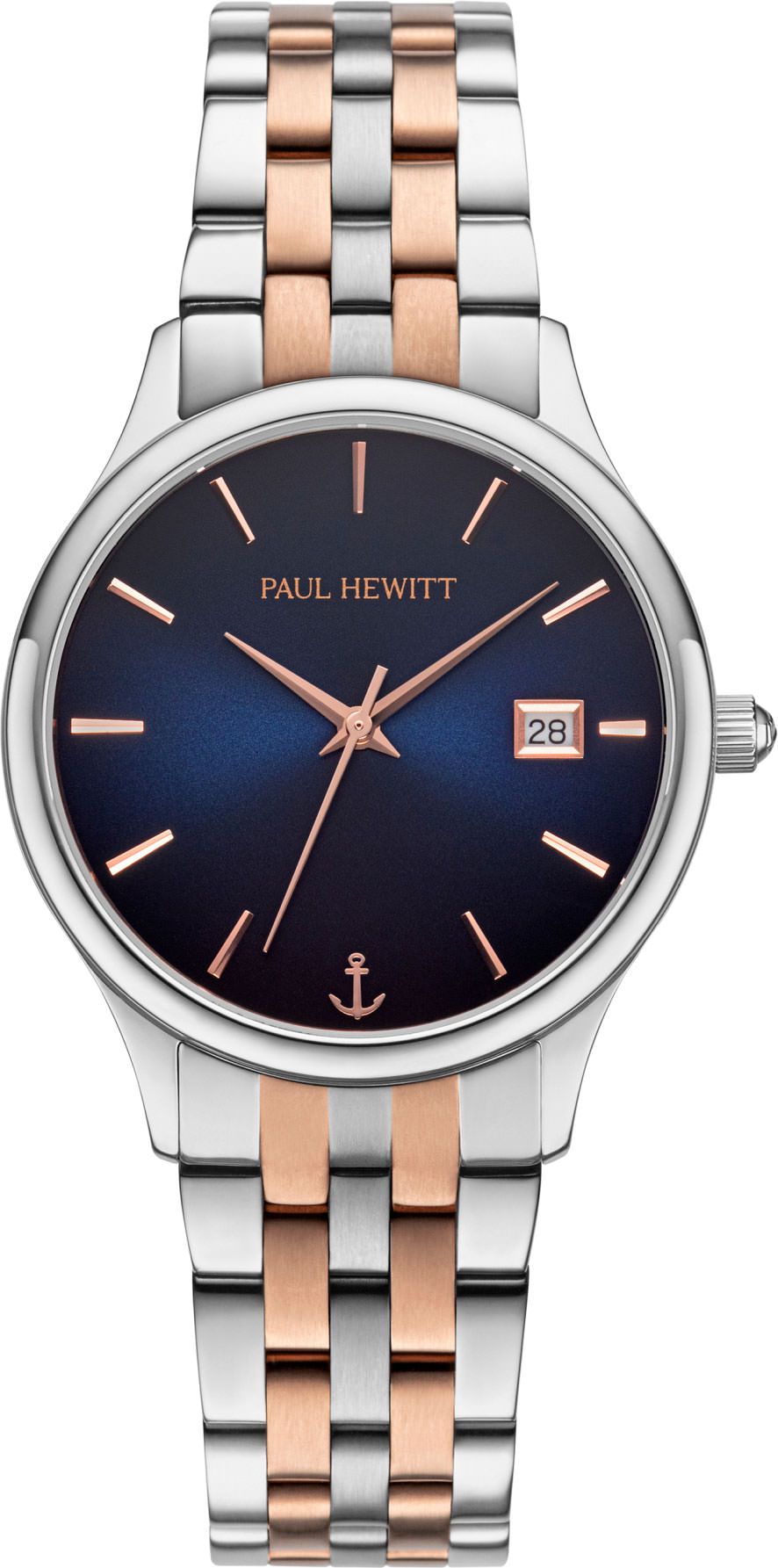 Paul Hewitt Onda  Blue Dial 36 mm Quartz Watch For Women - 1