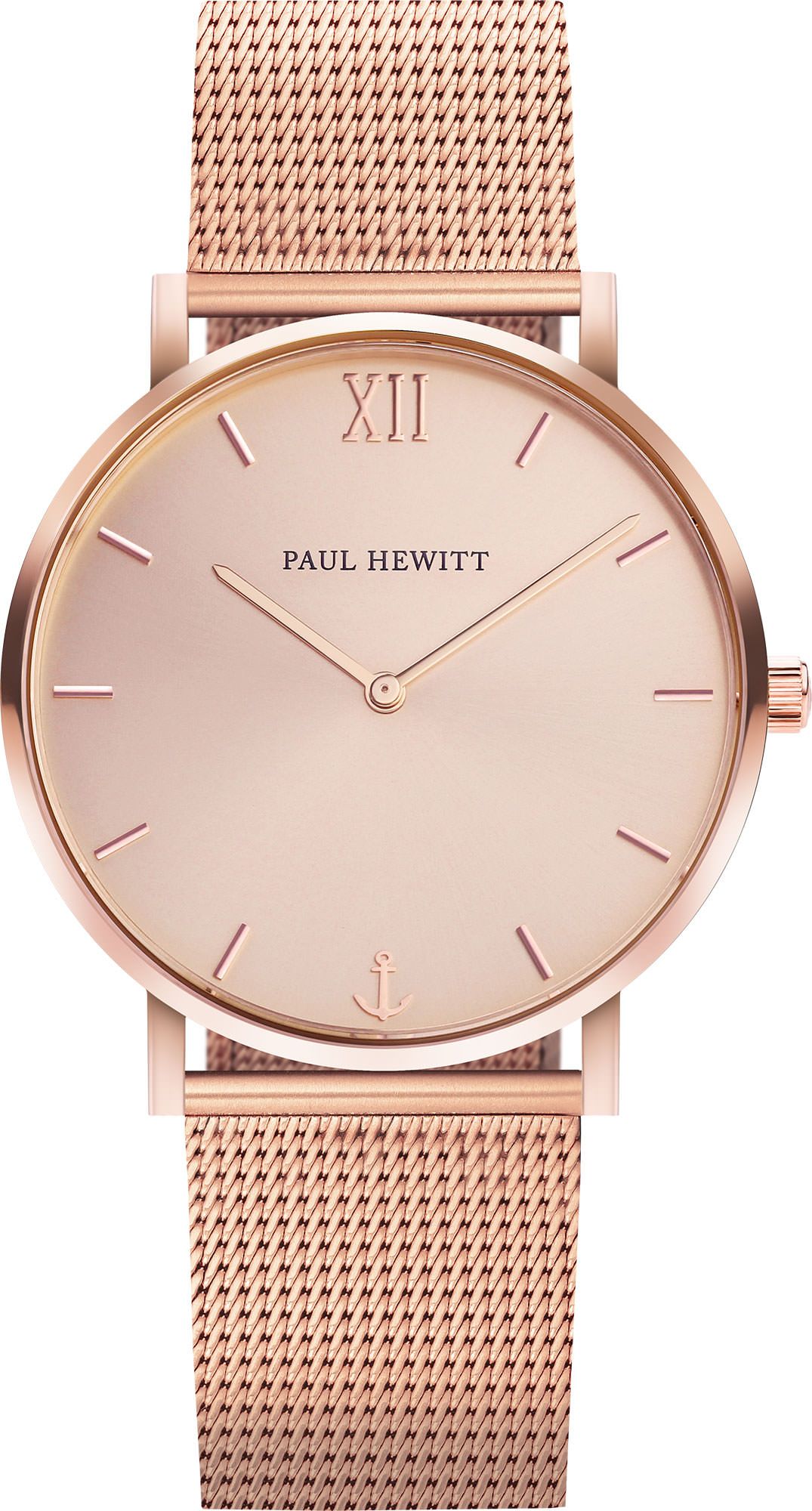 Paul Hewitt Perfect Match  Rose Gold Dial 39 mm Quartz Watch For Women - 1