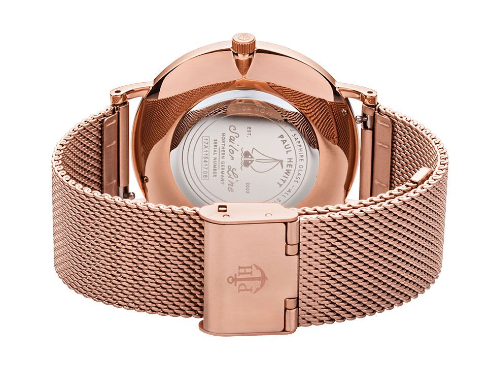 Paul Hewitt Perfect Match  Rose Gold Dial 39 mm Quartz Watch For Women - 3