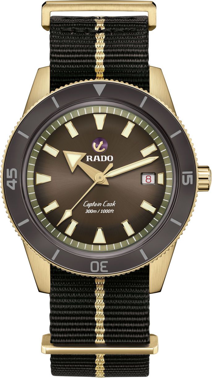 Rado Captain Cook  Brown Dial 42 mm Automatic Watch For Men - 1