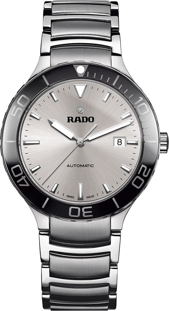 Rado Centrix  Grey Dial 42 mm Automatic Watch For Men - 1