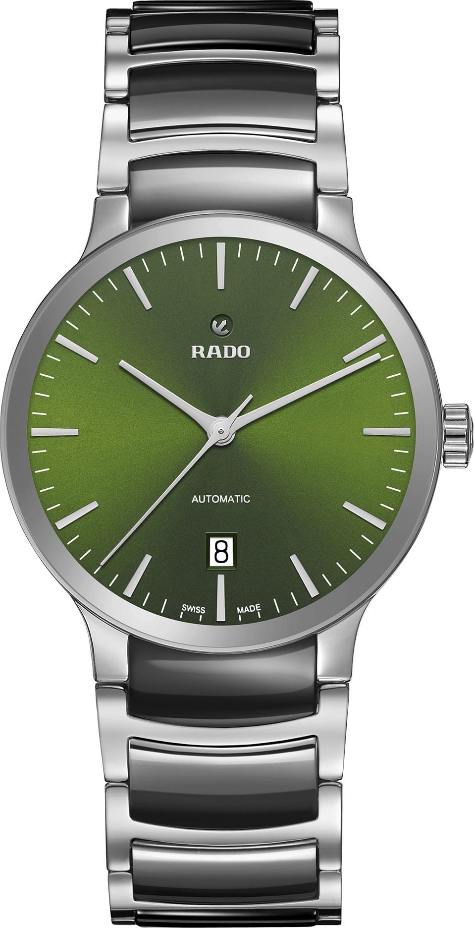 Rado Centrix  Green Dial 38 mm Automatic Watch For Men - 1