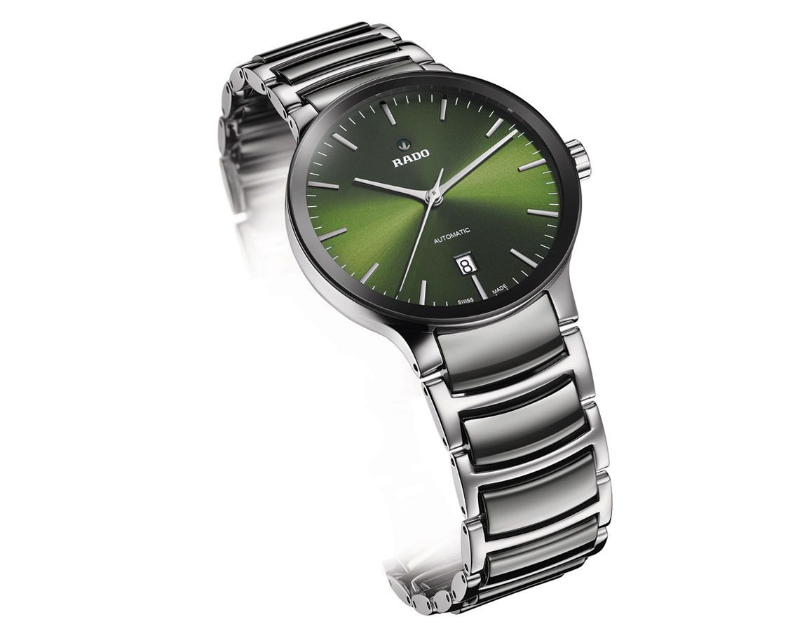 Rado Centrix  Green Dial 38 mm Automatic Watch For Men - 2