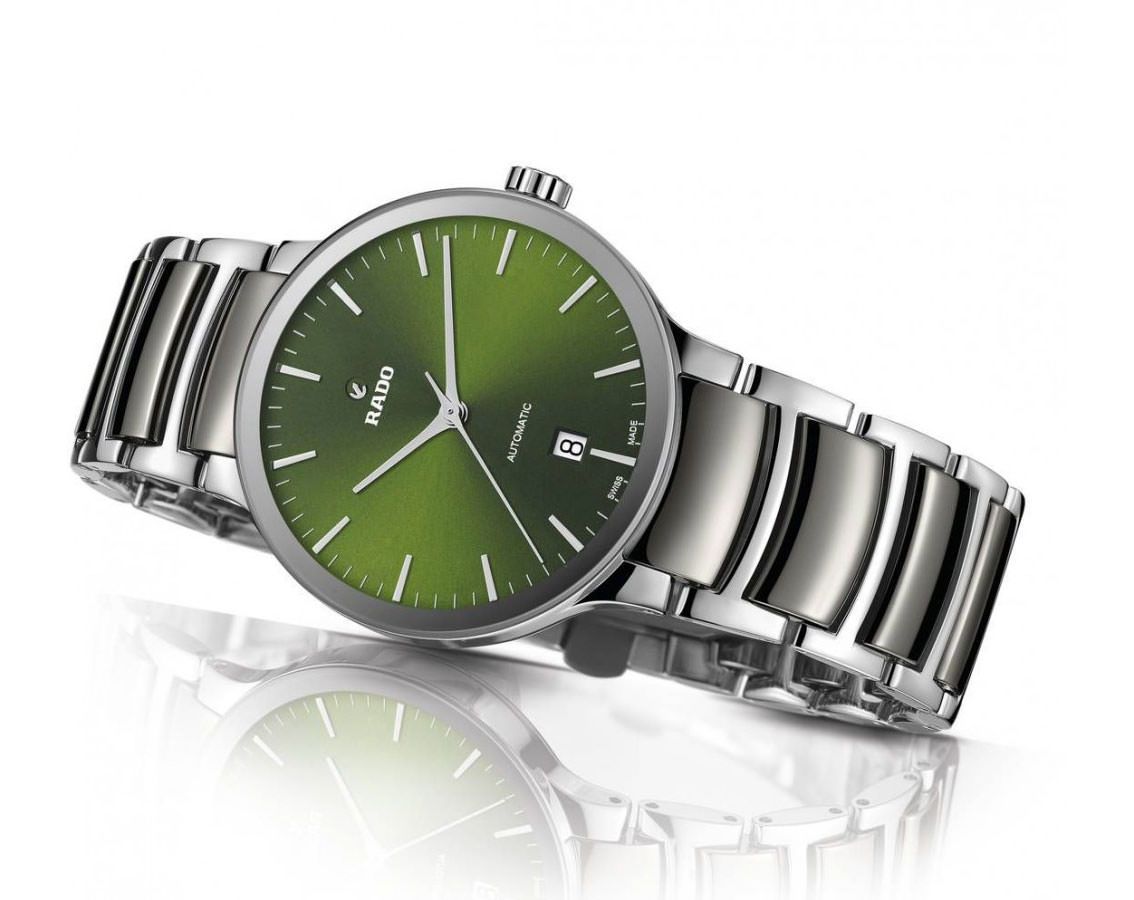 Rado Centrix  Green Dial 38 mm Automatic Watch For Men - 4