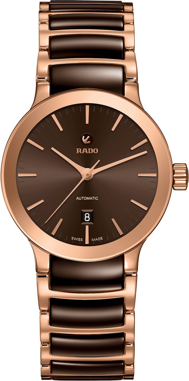 Rado Centrix  Brown Dial 28 mm Automatic Watch For Women - 1