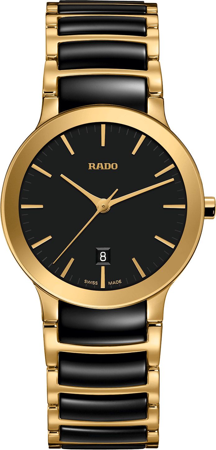 Rado Centrix  Black Dial 28 mm Quartz Watch For Women - 1