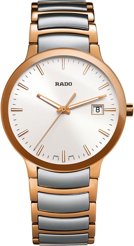 Rado Centrix  Silver Dial 38 mm Quartz Watch For Men - 1