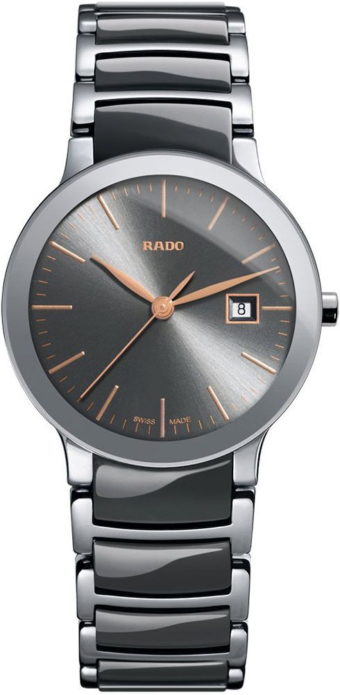 Rado Centrix  Grey Dial 28 mm Quartz Watch For Women - 1