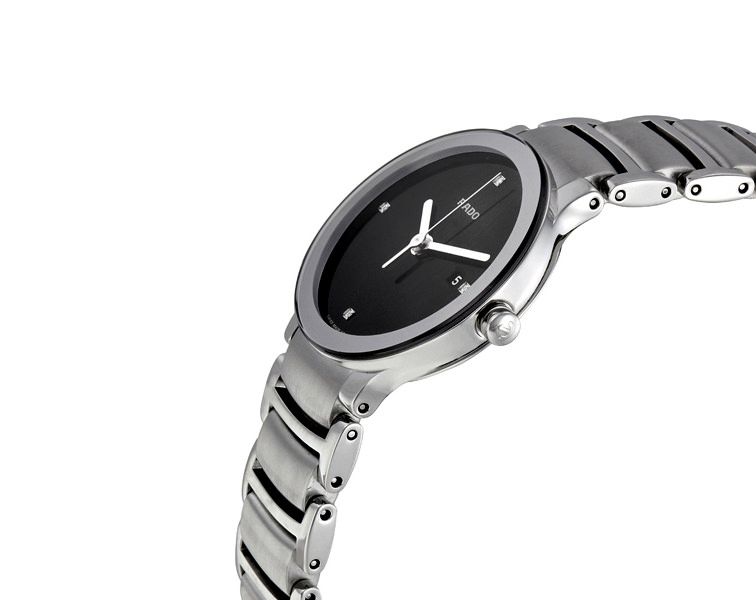 Rado Centrix  Black Dial 28 mm Quartz Watch For Women - 2