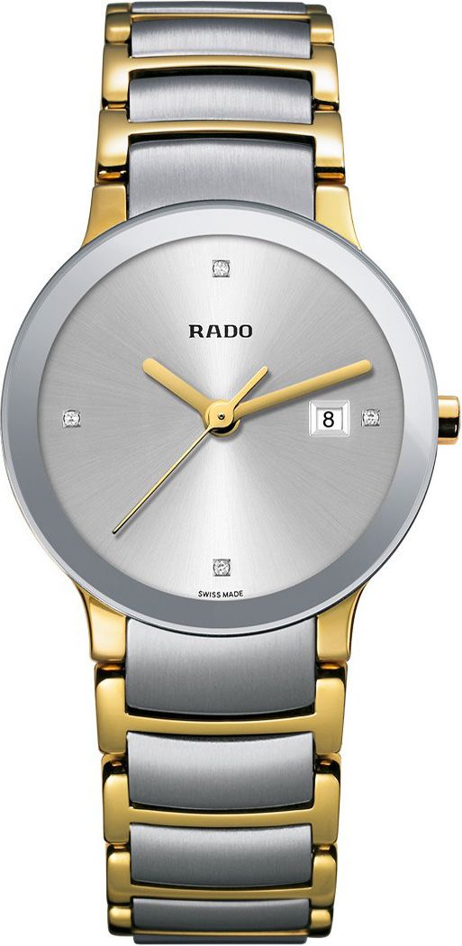 Rado Centrix  Silver Dial 28 mm Quartz Watch For Women - 1