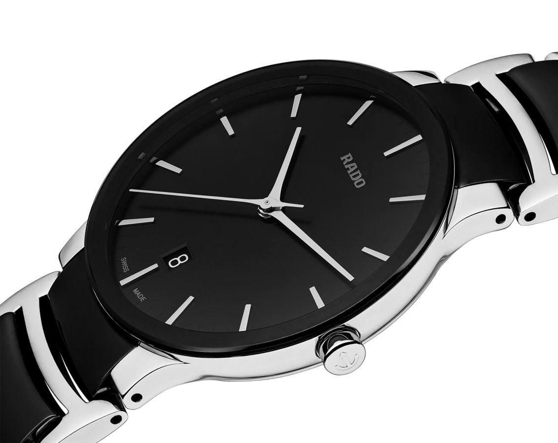 Rado Centrix  Black Dial 38 mm Quartz Watch For Men - 2