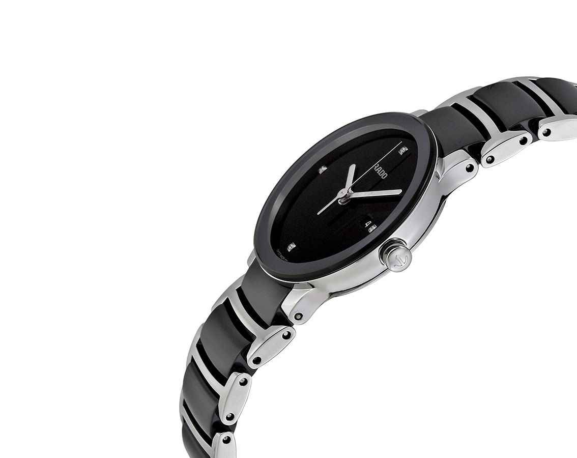 Rado Centrix  Black Dial 28 mm Quartz Watch For Women - 2