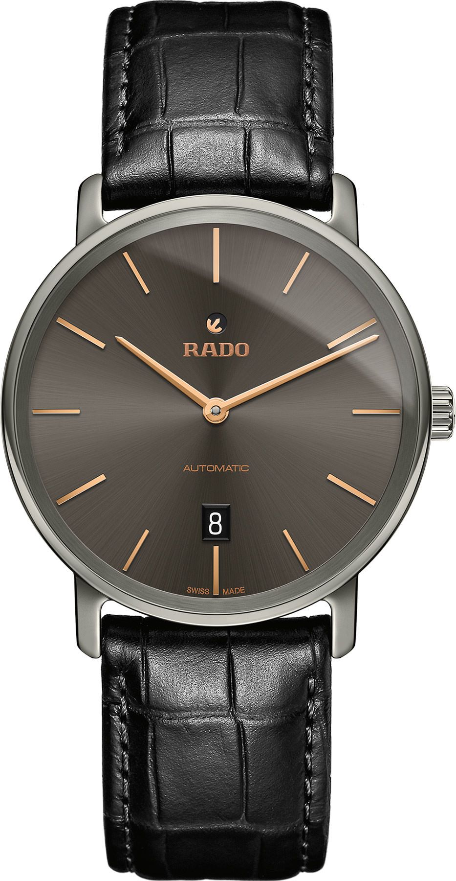 Rado DiaMaster  Grey Dial 40.7 mm Automatic Watch For Men - 1