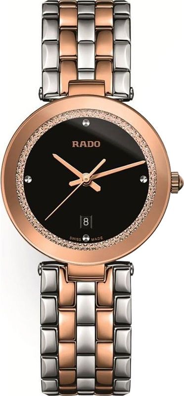 Rado Florence Classic  Black Dial 28 mm Quartz Watch For Women - 1