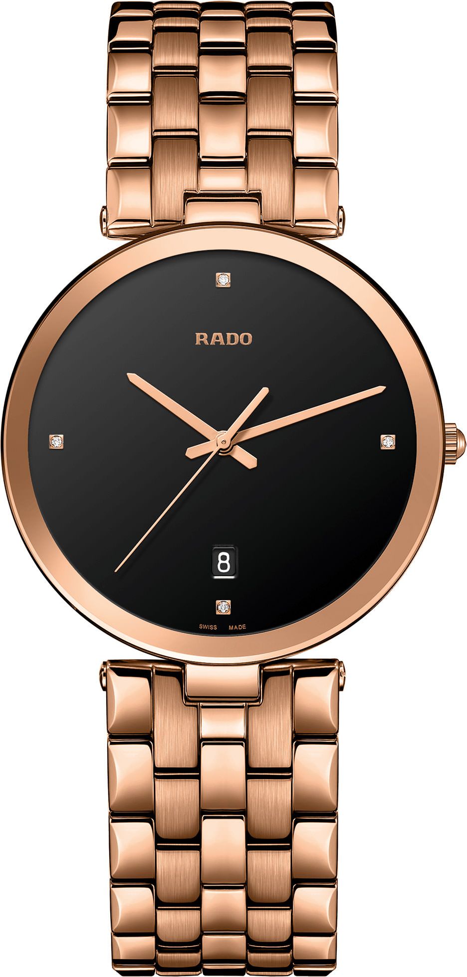 Rado Florence Classic  Black Dial 38 mm Quartz Watch For Men - 1