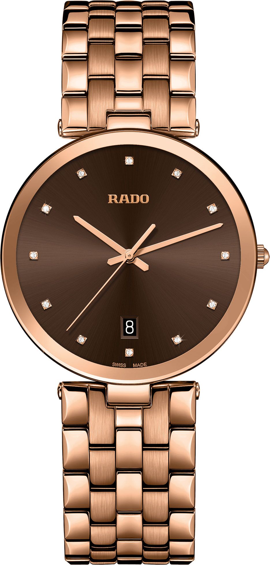 Rado Florence Classic  Brown Dial 28 mm Quartz Watch For Women - 1