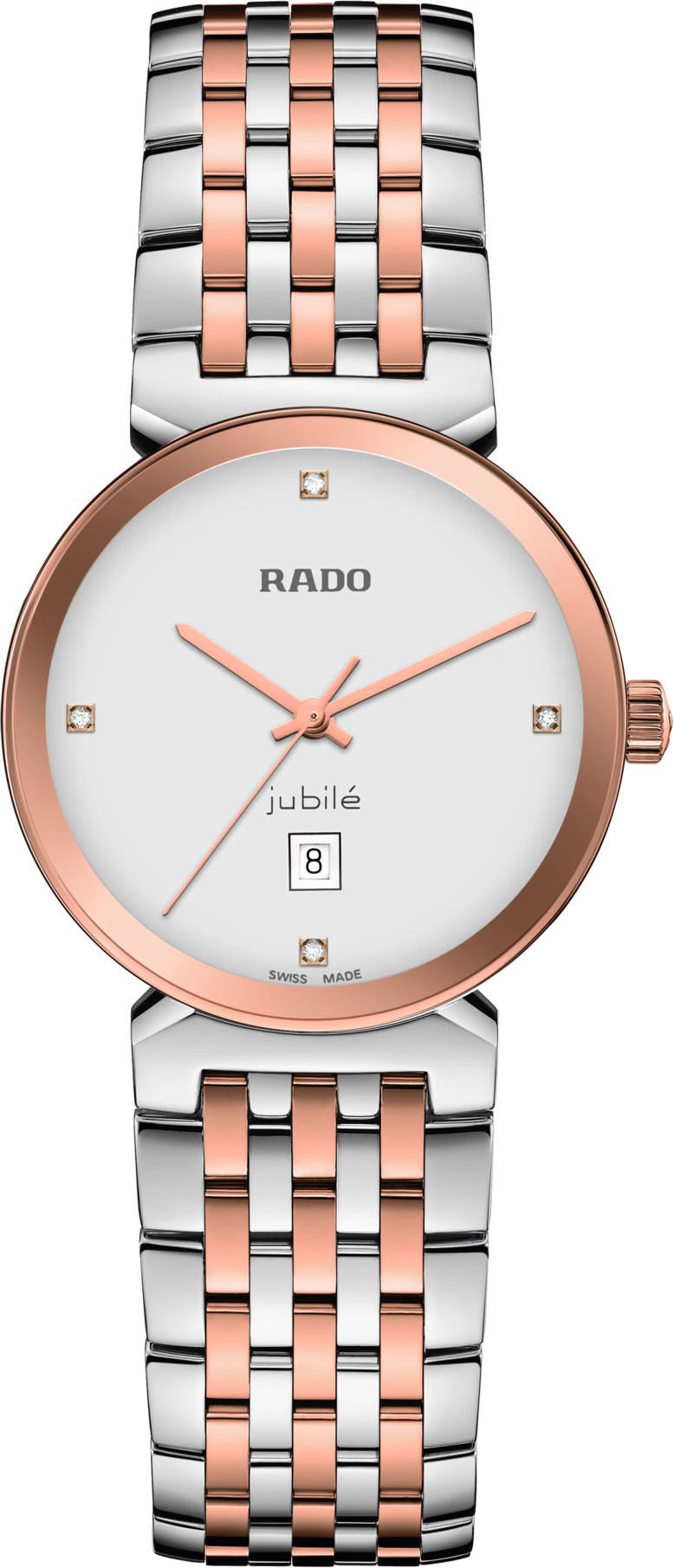 Rado Florence Classic  White Dial 30 mm Quartz Watch For Women - 1