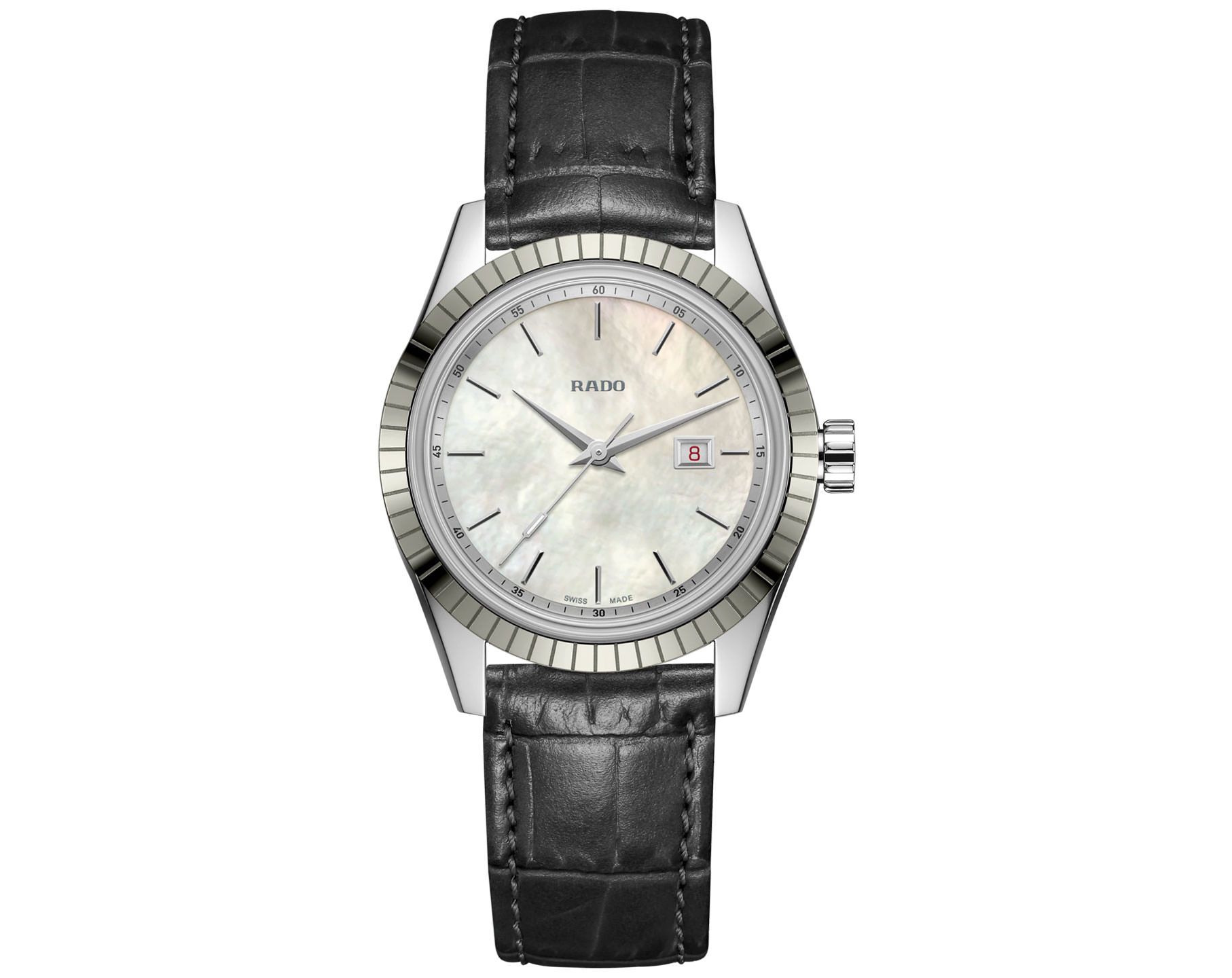 Rado HyperChrome Classic  MOP Dial 35 mm Quartz Watch For Women - 3