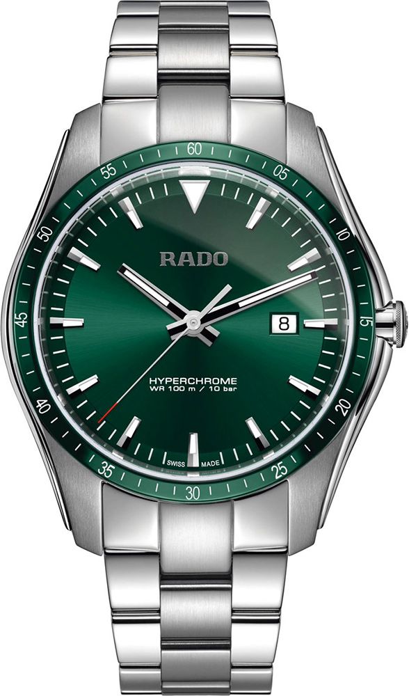 Rado HyperChrome  Green Dial 44.9 mm Quartz Watch For Men - 1