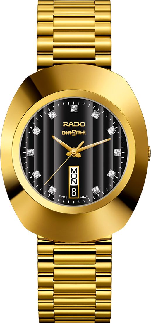 Rado Original  Black Dial 35 mm Quartz Watch For Men - 1