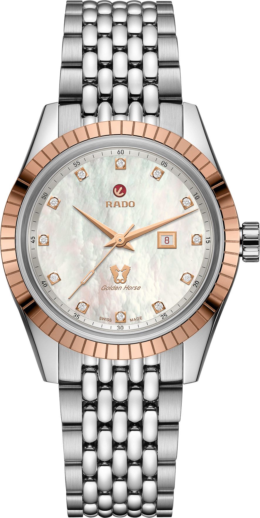 Rado HyperChrome Classic  MOP Dial 35 mm Automatic Watch For Women - 1