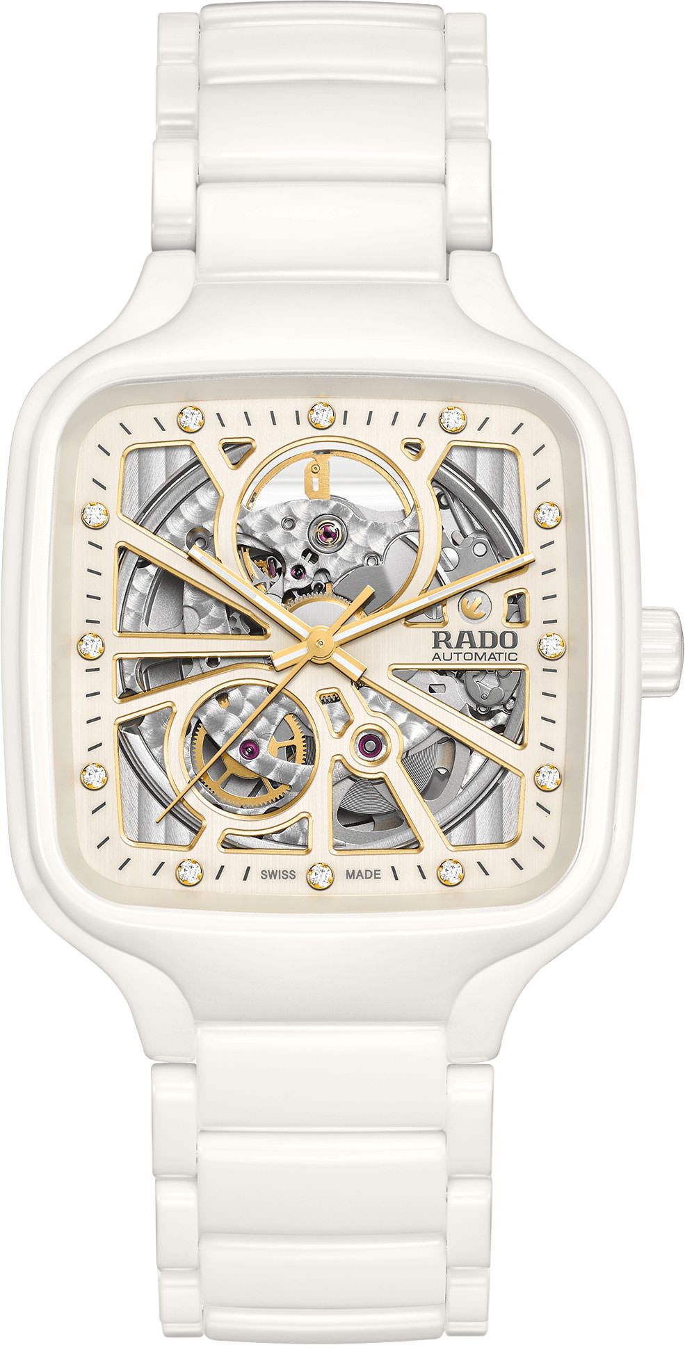 Rado True Square  Skeleton Dial 38 mm Automatic Watch For Unisex - 1