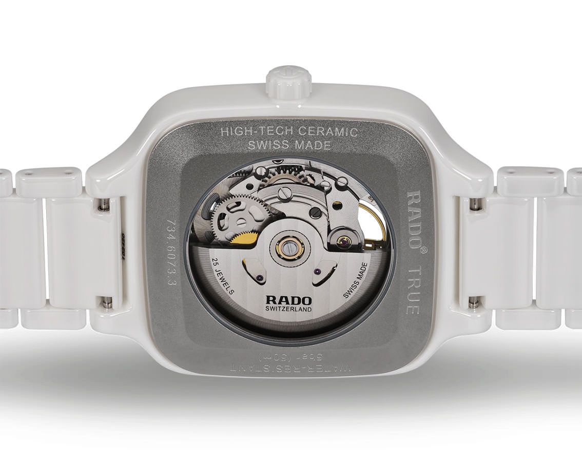 Rado True Square  Skeleton Dial 38 mm Automatic Watch For Unisex - 3