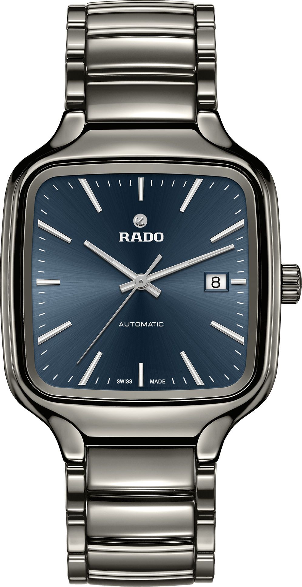 Rado True Square  Blue Dial 38 mm Automatic Watch For Men - 1