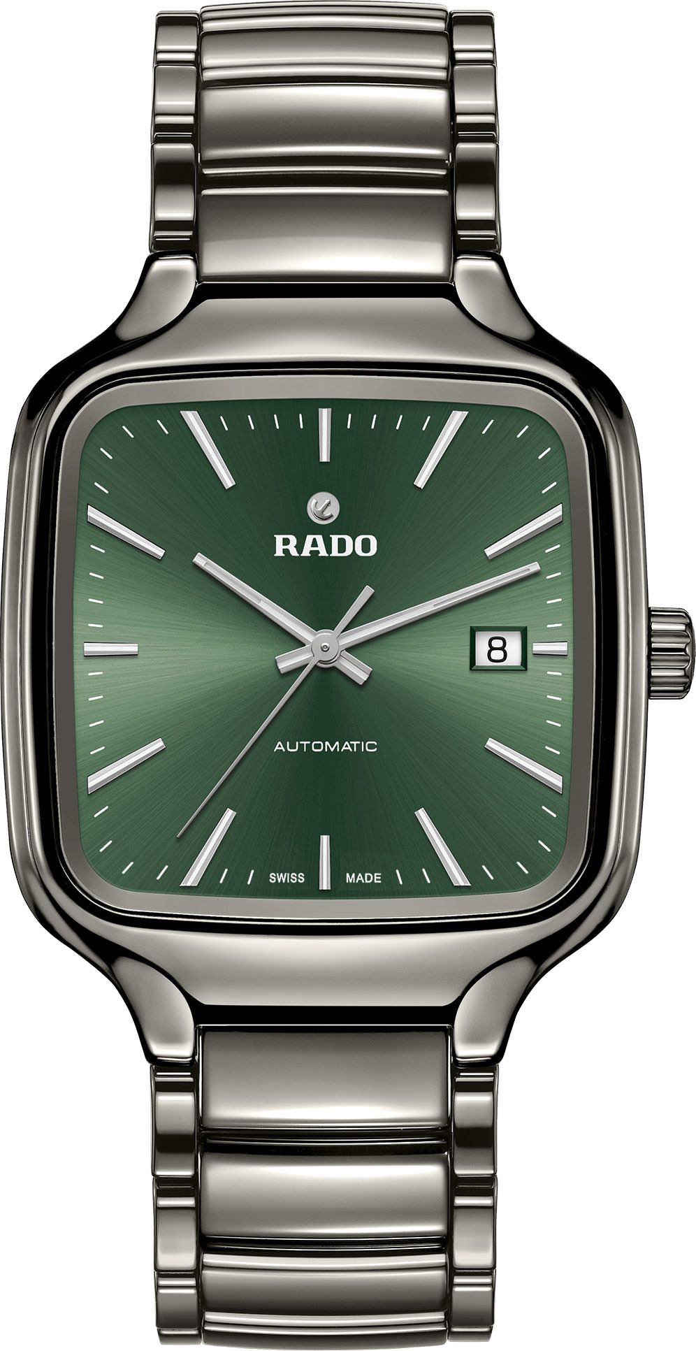 Rado True Square  Green Dial 38 mm Automatic Watch For Men - 1