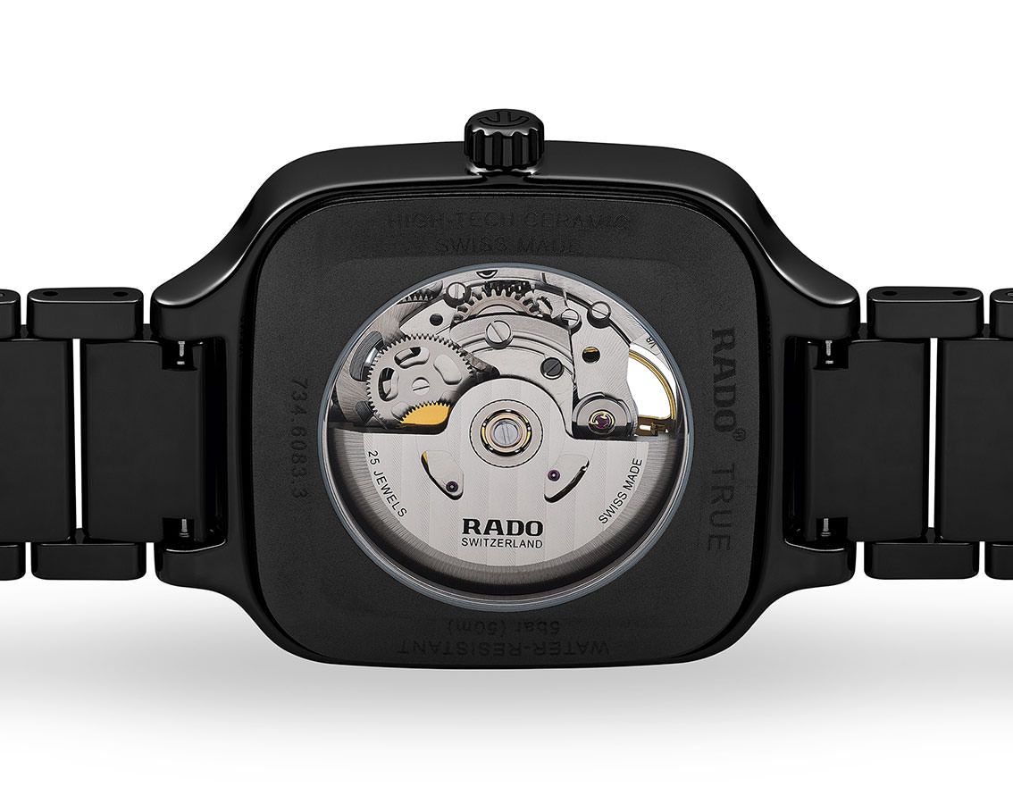 Rado True Square  Skeleton Dial 38 mm Automatic Watch For Men - 3