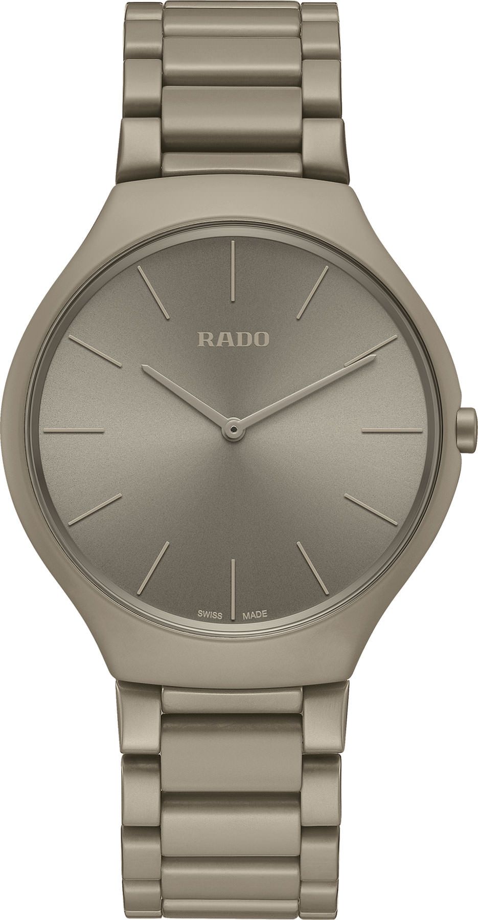 Rado True Thinline  Brown Dial 39 mm Quartz Watch For Unisex - 1