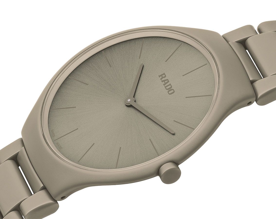 Rado True Thinline  Brown Dial 39 mm Quartz Watch For Unisex - 4