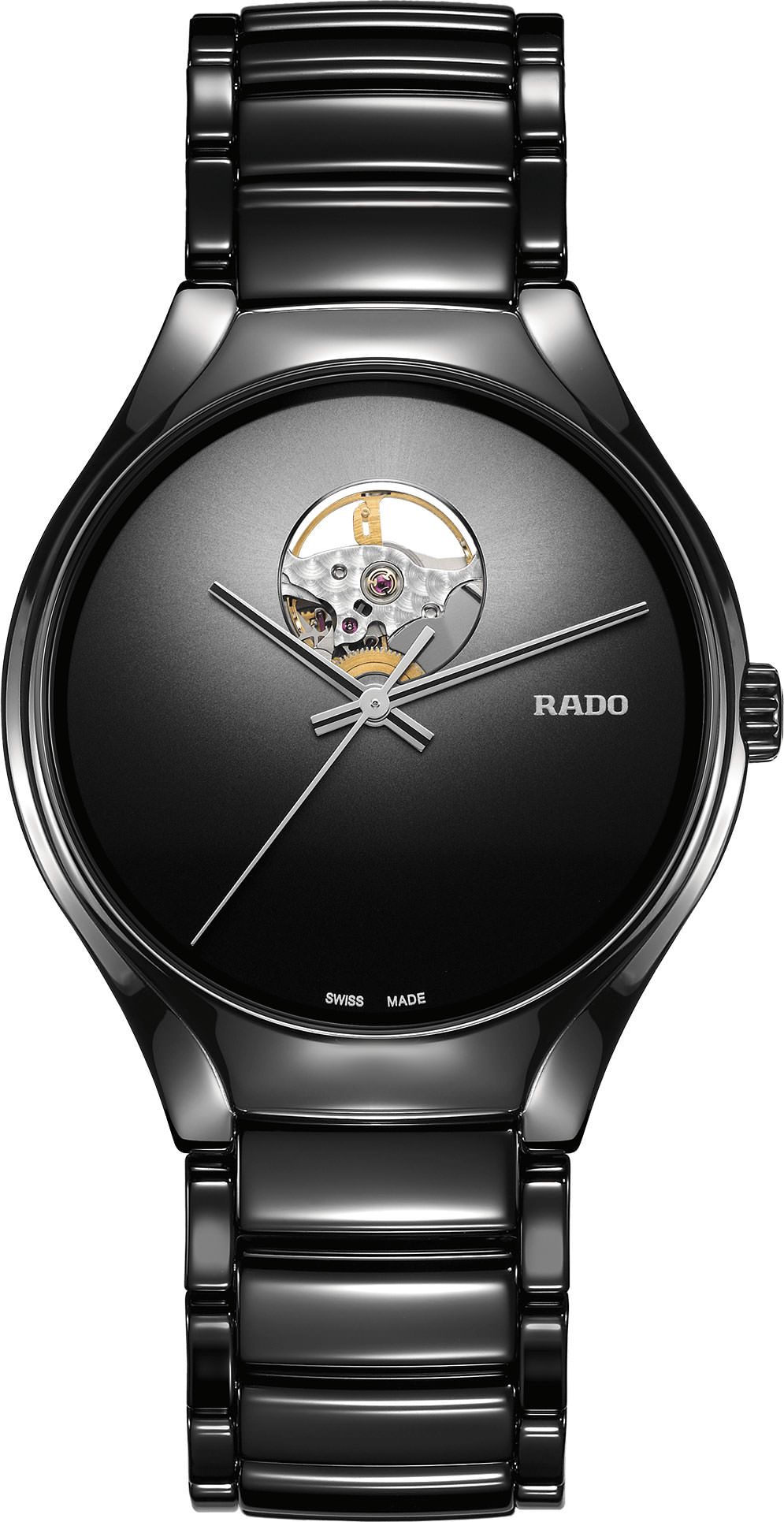 Rado True  Black Dial 40 mm Automatic Watch For Unisex - 1