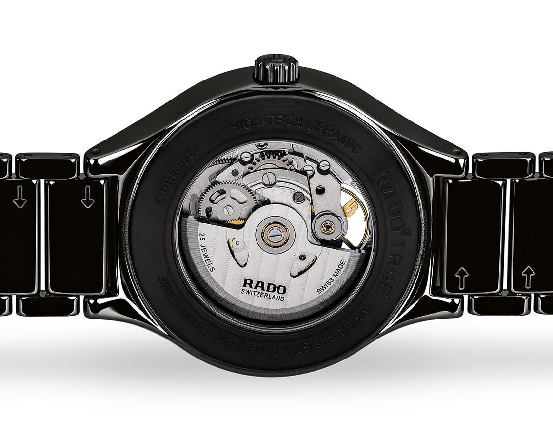 Rado True  Black Dial 40 mm Automatic Watch For Unisex - 3