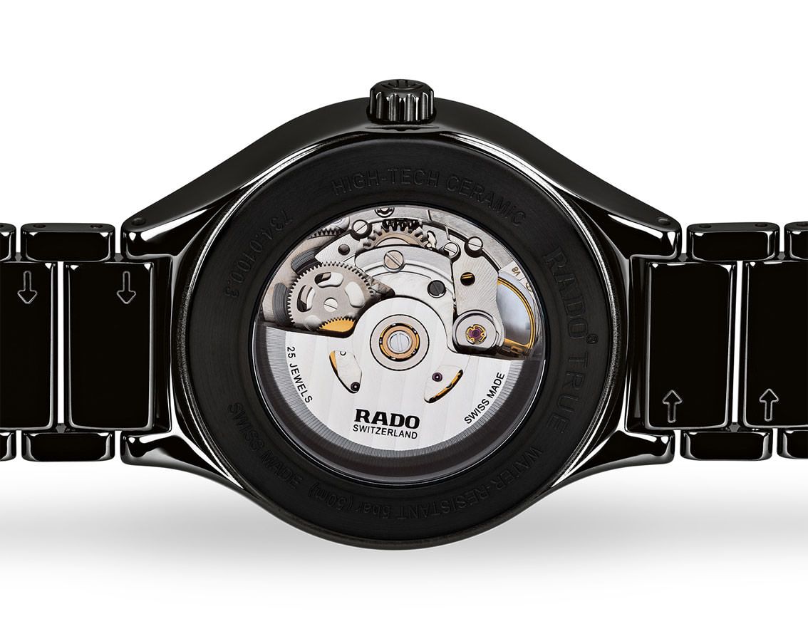 Rado True  Black Dial 40 mm Automatic Watch For Unisex - 3