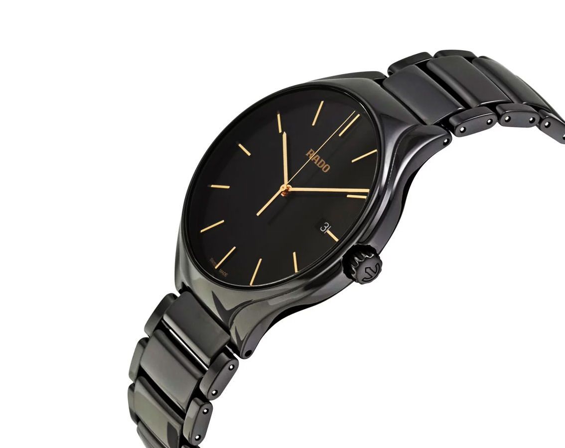 Rado True  Black Dial 40 mm Quartz Watch For Men - 2