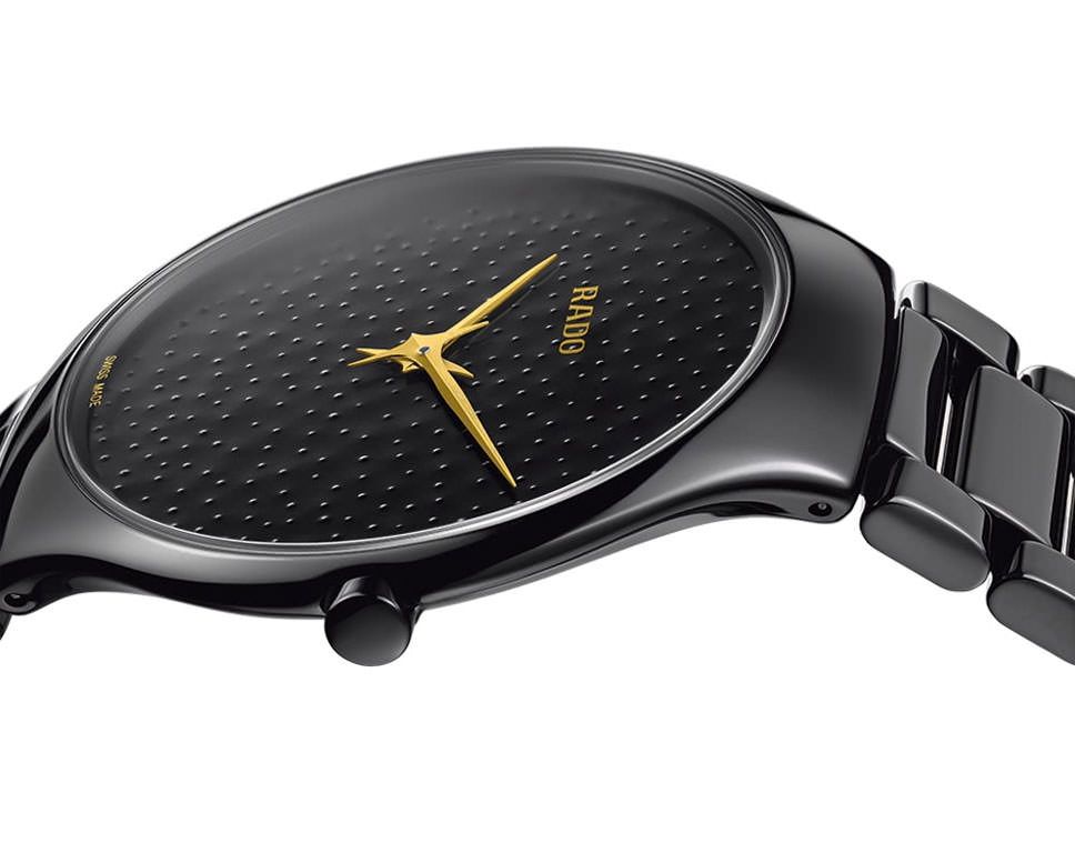 Rado True Thinline  Black Dial 39 mm Automatic Watch For Unisex - 4