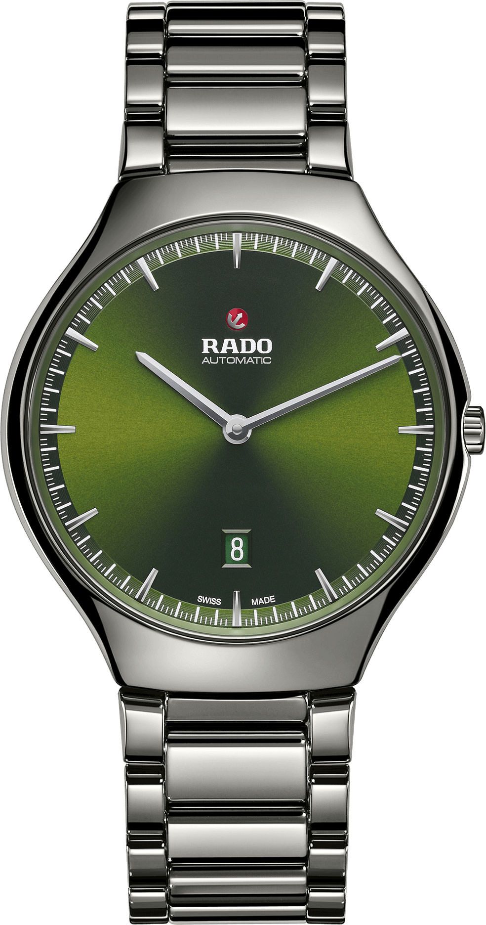 Rado True Thinline  Green Dial 39 mm Automatic Watch For Men - 1