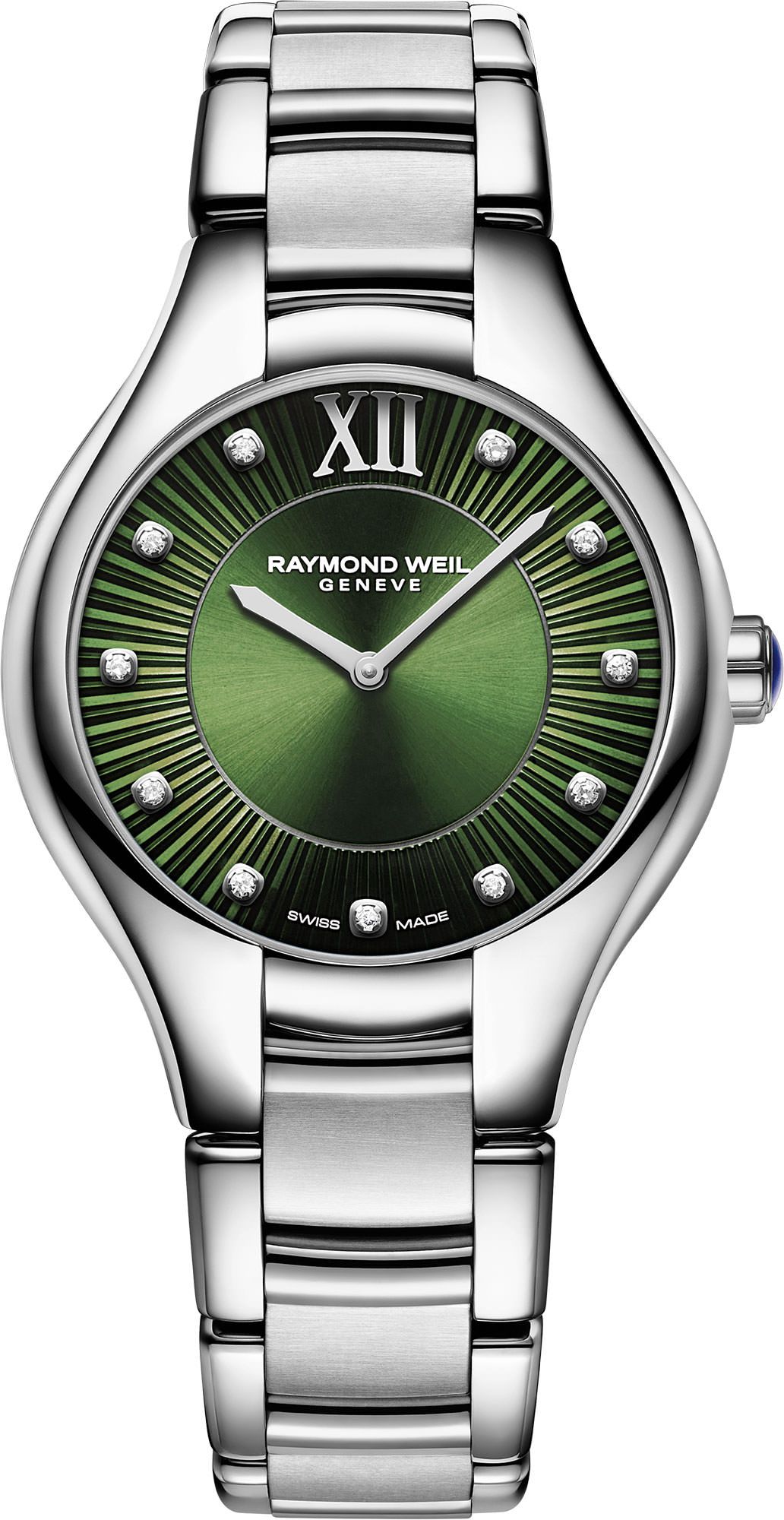 Raymond Weil Noemia  Green Dial 32 mm Quartz Watch For Women - 1