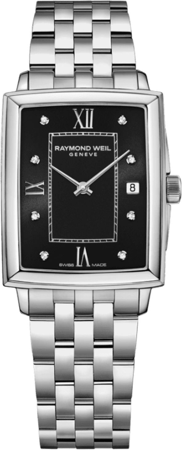 Raymond Weil Toccata  Black Dial 22.6 mm Quartz Watch For Women - 1