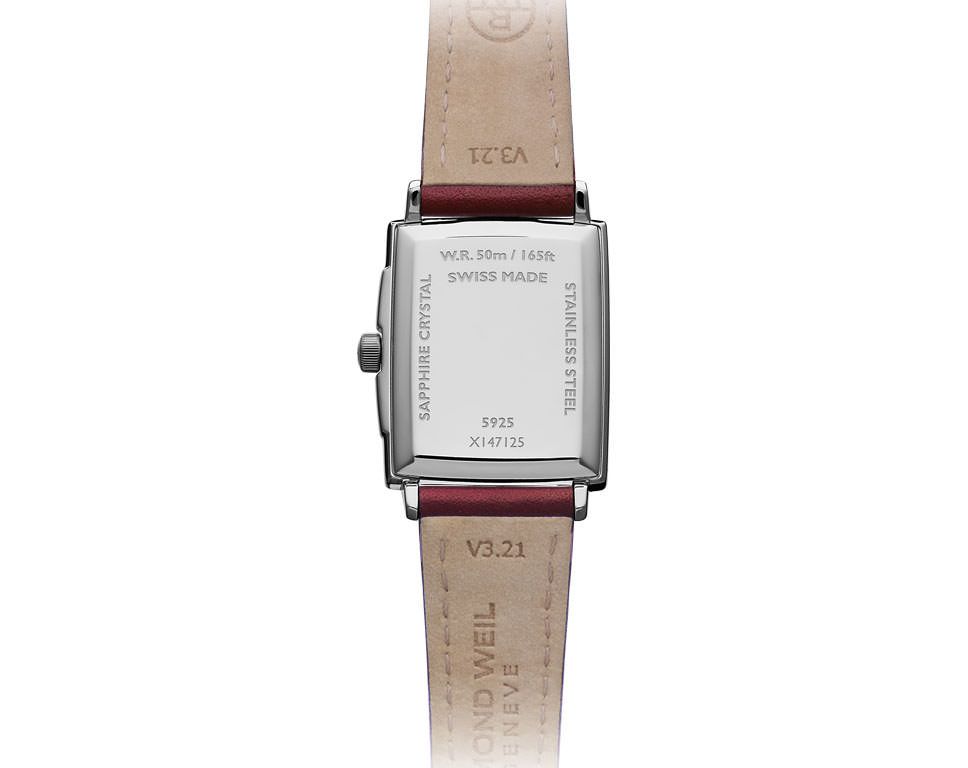 Raymond Weil Toccata  Red Dial 22.6 mm Quartz Watch For Women - 3