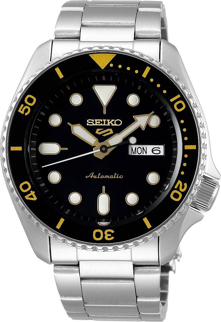 Seiko 5 Sports SKX Sports Style Black Dial 42.5 mm Automatic Watch For Men - 1