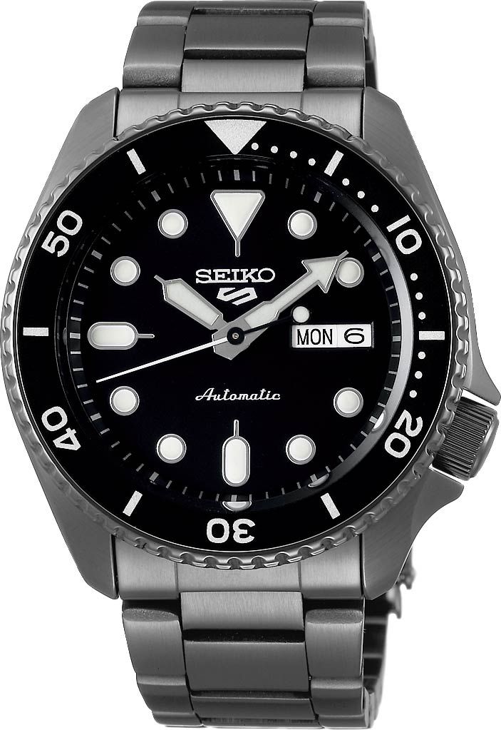 Seiko 5 Sports SKX Sports Style Black Dial 42.5 mm Automatic Watch For Men - 1