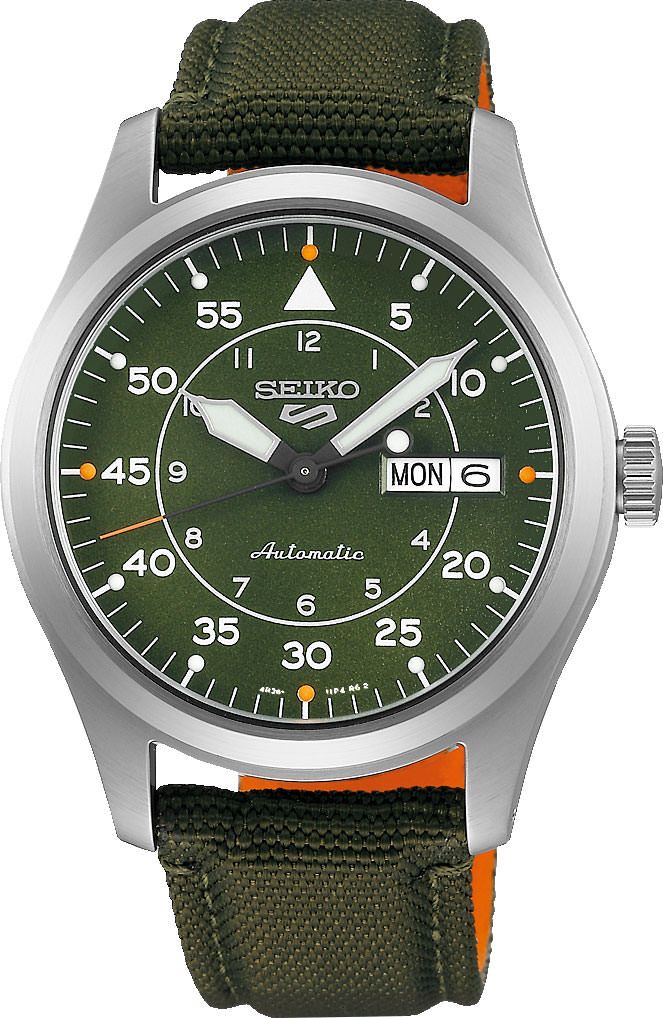 Seiko 5 Sports Field Sports Style Green Dial 39.4 mm Automatic Watch For Men - 1