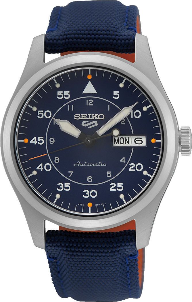 Seiko 5 Sports Field Street Style Blue Dial 39.4 mm Automatic Watch For Men - 1