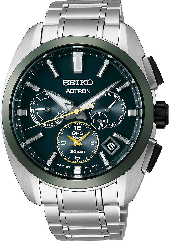 Seiko Astron  Green Dial 42.8 mm Quartz Watch For Men - 1